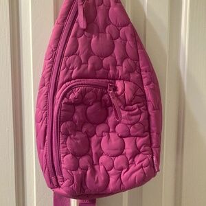 Pink Vera Bradley Mickey Sling Backpack